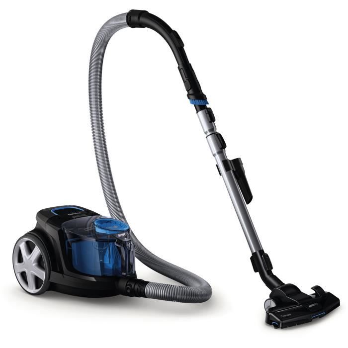 Aspirateur traineau sans sac - PHILIPS FC9331/09 - 900 W - 1,5 L - Noir intense et bleu