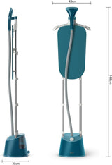 Défroisseur sur pieds - PHILIPS - STE1040/20 - Steamer avec table Série 1000 - 36gr/min vapeur continue - 1800W - 45sec - Bleu