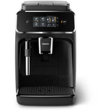 Machine a café Expresso broyeur - PHILIPS - EP2225/10 - Série 2200 - mousseur a lait - 2 cafés - Broyeur céramique - Noir brillant