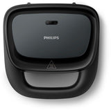 Croque monsieur - PHILIPS - HD2331/90 - Série 3000 - 750W - Plaques croque-monsieur toaster - Noir