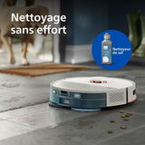Aspirateur robot laveur avec station - PHILIPS - XU5100/20 - Série 5000 - 10 000 Pa - = 66 dB - Beige