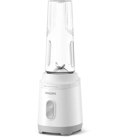 Blender mixeur - PHILIPS - HR2670/01 - Série 3000 - Blanc - Gourde Blend & Go 0,6L - 350W