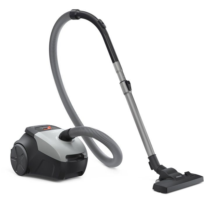 Aspirateur traineau avec sac - PHILIPS - XD2142/12? - Aspirateur Série 2000 filtre Hepa - 800 W - 77 dB - 3 L - Gris clair