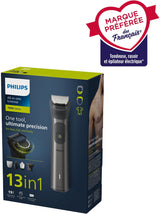 Tondeuse multi-usages - PHILIPS - MG7920/15 Série 7000 - 5 W - 60 min - Charge rapide - 13 accessoires - Gris foncé