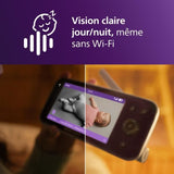 Ecoute-bébé vidéo - PHILIPS AVENT - Premium connecté - SCD971/26