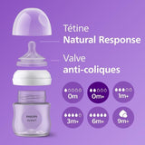 Coffret découverte - PHILIPS AVENT - Natural 3.0 - Biberon 125ml + Sucette Ultra Air 0-6M