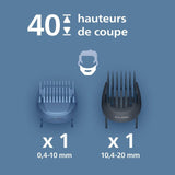Tondeuse barbe précision - PHILIPS - Series 5000 BT5780/15 - Autonomie 1h40 - Sans fil - Noir