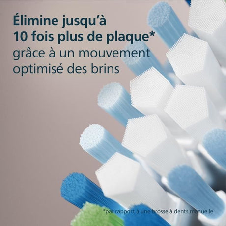 Lot de 4 tetes de brosse - PHILIPS - HX9044/88 - C3 black