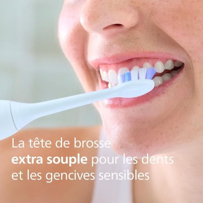 Lot de 8 tetes de brosse - PHILIPS - HX6058/87 - S2 white