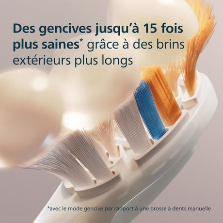 Lot de 4 tętes de brosse - PHILIPS - HX9094/87 - A3 white