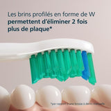 Lot de 6 Tetes de brosse - PHILIPS - HX6016/87 - C1 White