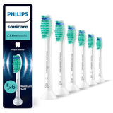 Lot de 6 Tetes de brosse - PHILIPS - HX6016/87 - C1 White
