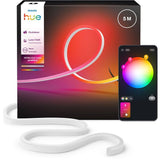 Ruban LED - PHILIPS HUE - Neon extérieur - 5 metres - 1100 lm - Ambiance  - Ajustable - Résistant - Base tension