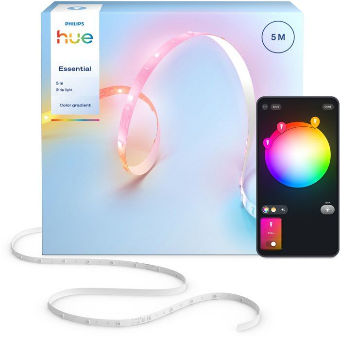 Ruban LED - Philips Hue - Essential - 5 m - Commande vocale
