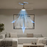 Ventilateur de plafond - Philips - Pales fixes - Lumiere blanche réglable - Blanc - télécommande incluse