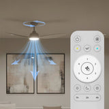 Ventilateur de plafond - Philips - Pales fixes - Lumiere blanche réglable -Blanc/Blanc - télécommande incluse