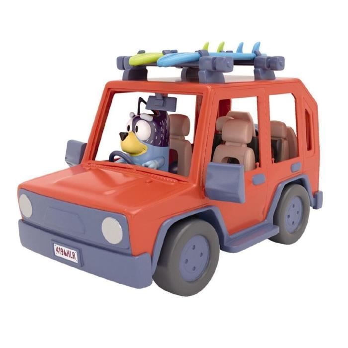Véhicule familial 4x4 Bluey - MOOSE TOYS - Bandit et accessoires inclus