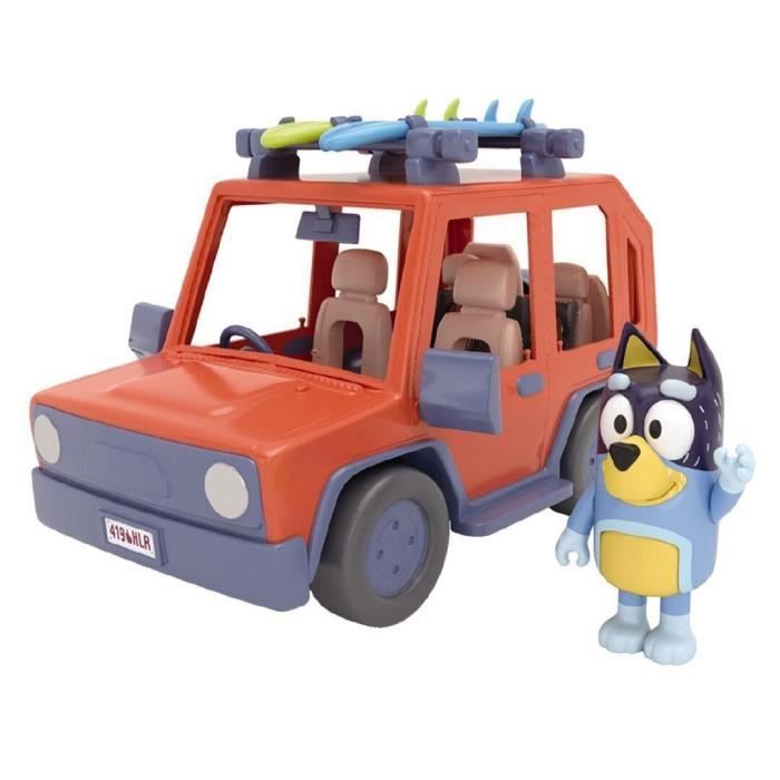 Véhicule familial 4x4 Bluey - MOOSE TOYS - Bandit et accessoires inclus