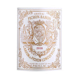 Château Pichon Baron 2018 Pauillac - Vin rouge de Bordeaux