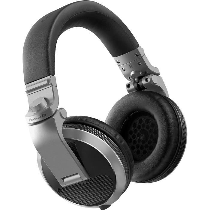 Casque DJ filaire - PIONEER DJ - HDJ X5 - Argent