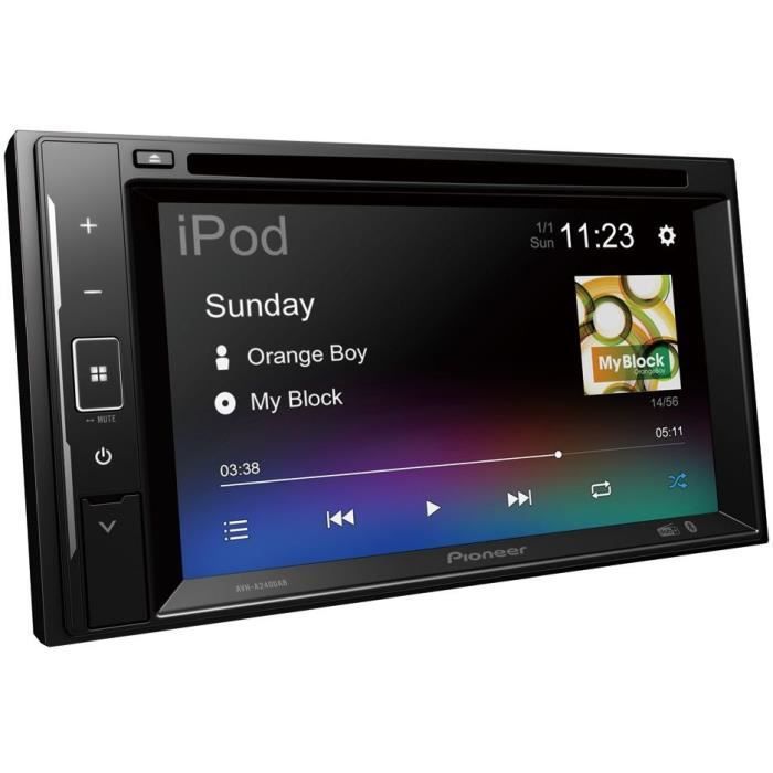 Autoradio multimédia - PIONEER - Ecran 6,2- 2DIN - DVD - DAB - USB - Entrée caméra de recul