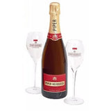 Champagne Piper-Heidsieck - Cuvée Brut - Coffret Travel Flute Gift Set 1 Bouteille + 2 flûtes
