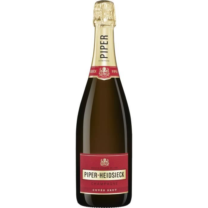 Champagne Piper Heidsieck Cuvée Brut Coffret 2 flűtes Brut - 75 cl
