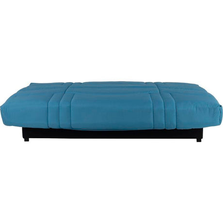 Banquette Clic-clac - 3 places - Tissu Bleu canard - 190 x 90 x 92 cm - PIXIE