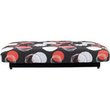 Banquette clic-clac - 3 places - Planete Noir - 190 x 90 x 92 cm - PIXIE