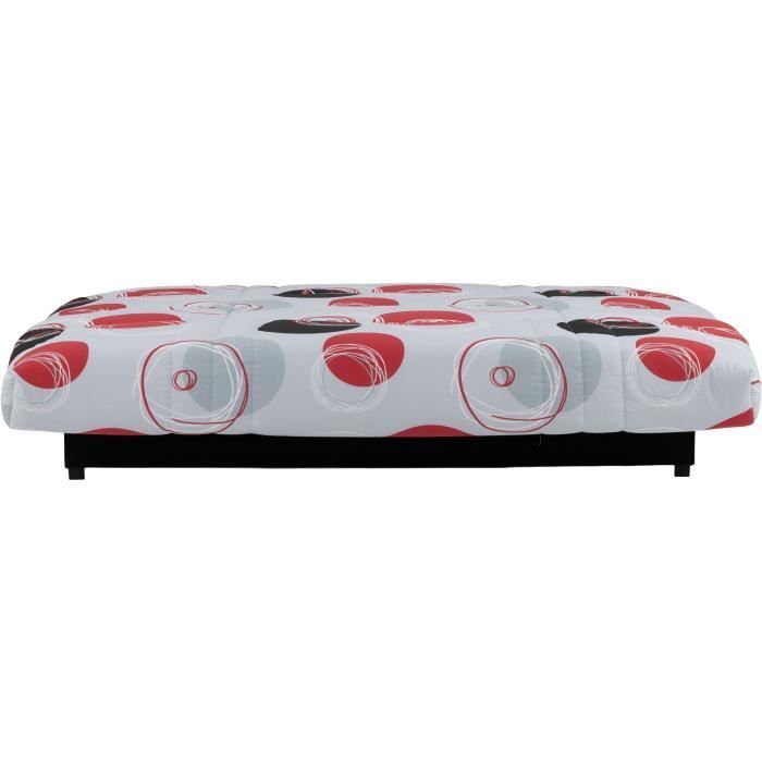 Banquette clic-clac - 3 places - Planete Gris - 190 x 90 x 92 cm - PIXIE