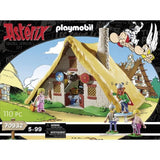 PLAYMOBIL 70932 Astérix, La hutte d'Abraracourcix, Personnages, 110 pieces, Des 5 ans