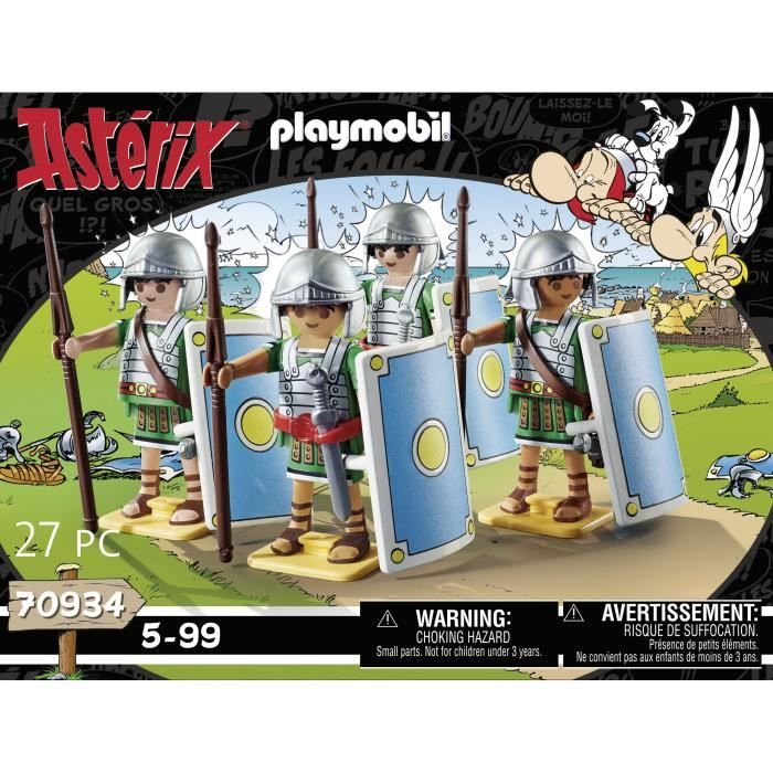 PLAYMOBIL 70934 Les légionnaires romains, Astérix, 27 pieces, Des 5 ans