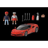 PLAYMOBIL 71020 Ferrari SF90 Stradale, Classic cars, Adulte, Voiture de collection, 43 pieces