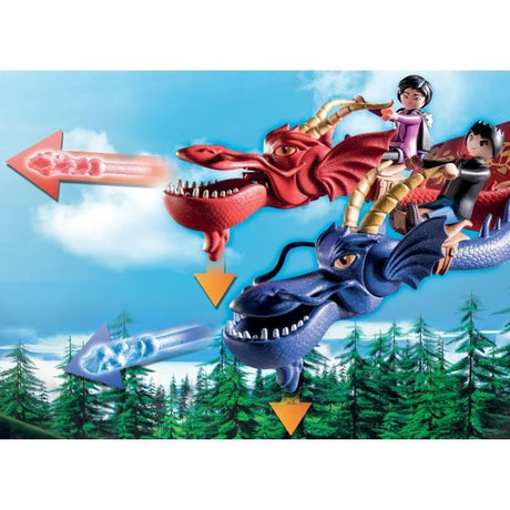 PLAYMOBIL 71080 Dragons WuWei & Jun, Jouet pour Enfant, 2 personnages et accessoires, Dragons Nine Realms