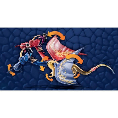 PLAYMOBIL 71080 Dragons WuWei & Jun, Jouet pour Enfant, 2 personnages et accessoires, Dragons Nine Realms