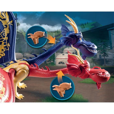PLAYMOBIL 71080 Dragons WuWei & Jun, Jouet pour Enfant, 2 personnages et accessoires, Dragons Nine Realms