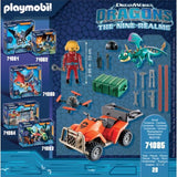 PLAYMOBIL 71085 Dragons Quad & Phil, Dragons Les Neuf Royaumes, 28 pieces, Des 4 ans