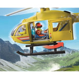PLAYMOBIL 71203 Hélicoptere de secours, Figurine, City Action Les Secouristes