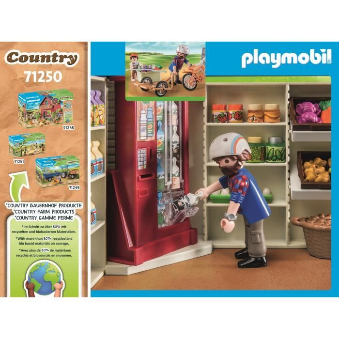 PLAYMOBIL 71250 Boutique de la ferme, Country La Ferme, 83 pieces, Des 4 ans