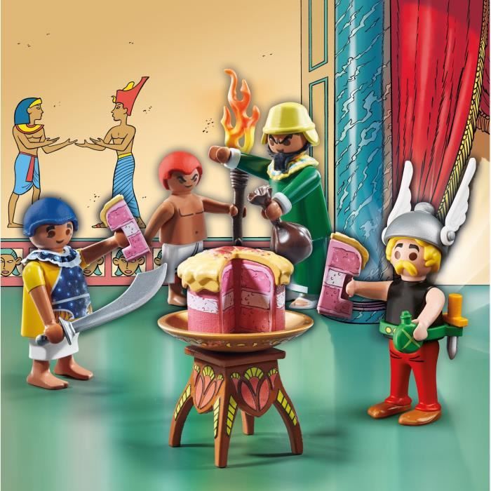 PLAYMOBIL 71269 Astérix, Amonbofis et le gâteau empoisonné, 24 pieces, Des 5 ans