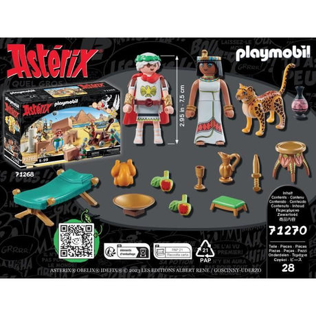 PLAYMOBIL 71270 César et Cléopâtre, Astérix, Personnages,  Des 5 ans