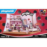 PLAYMOBIL 71334 Miraculous Chambre de Marinette, Miraculous lady bug, 73 pieces, Des 4 ans