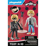 PLAYMOBIL 71337 Miraculous : Adrien  & Chat Noir