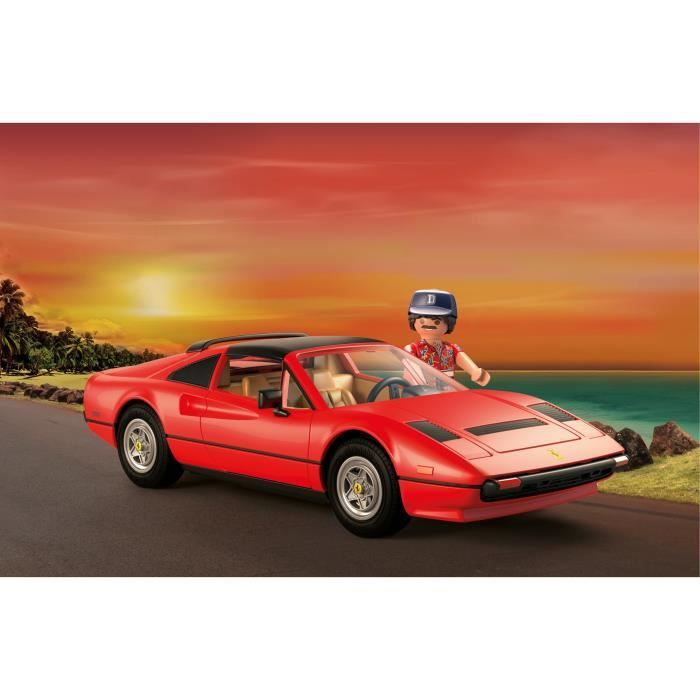 PLAYMOBIL 71343 Magnum Ferrari 308GT, Classic cars, Adulte, Voiture de collection, 48 pieces