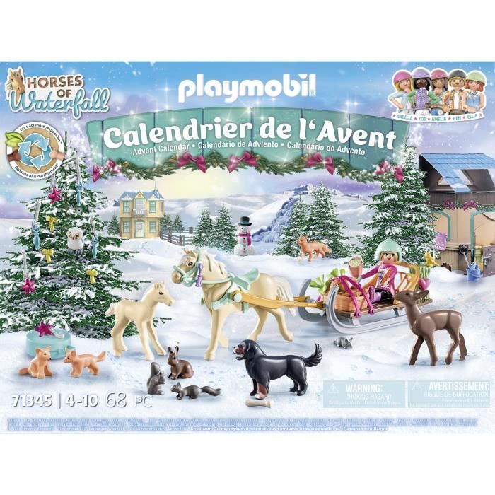 Calendrier de l'Avent PLAYMOBIL - Equestre - La magie de NoÎl - 24 surprises