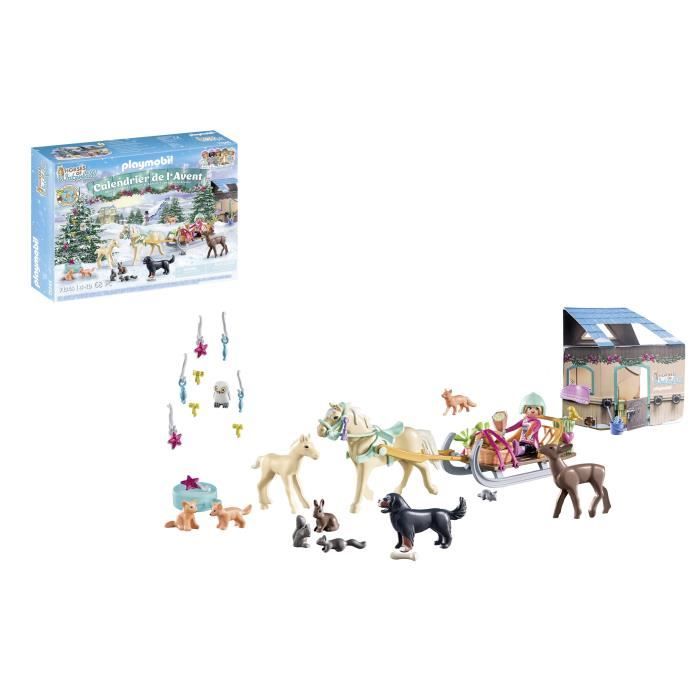 Calendrier de l'Avent PLAYMOBIL - Equestre - La magie de NoÎl - 24 surprises