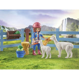 PLAYMOBIL 71353 Amelia & Whisper avec box pour chevaux, Horses of Waterfall, 117 pieces, Des 5 ans