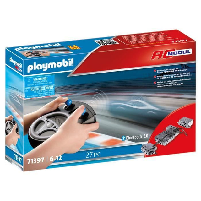 PLAYMOBIL 71397 Module RC radiocommande, Compatible avec de nombreux véhicules, Des 6 ans