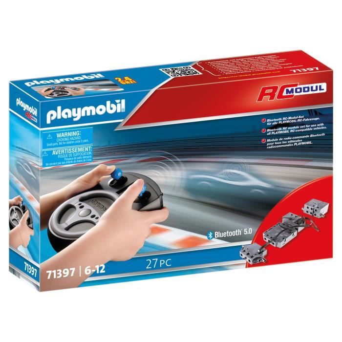 PLAYMOBIL 71397 Module RC radiocommande, Compatible avec de nombreux véhicules, Des 6 ans