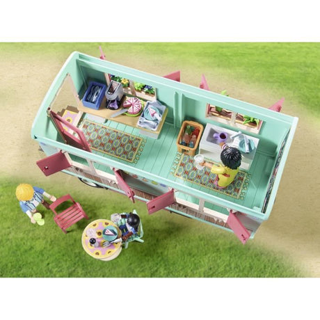 PLAYMOBIL 71441 Roulotte café boutique, Country La vie a la ferme, 145 pieces, Des 4 ans